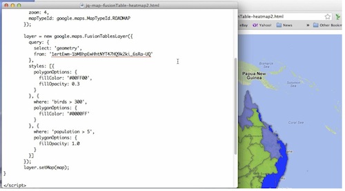 heatmap styling