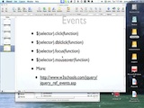 JQuery Events