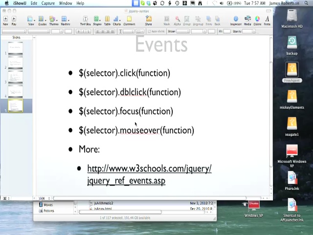 JQuery Events
