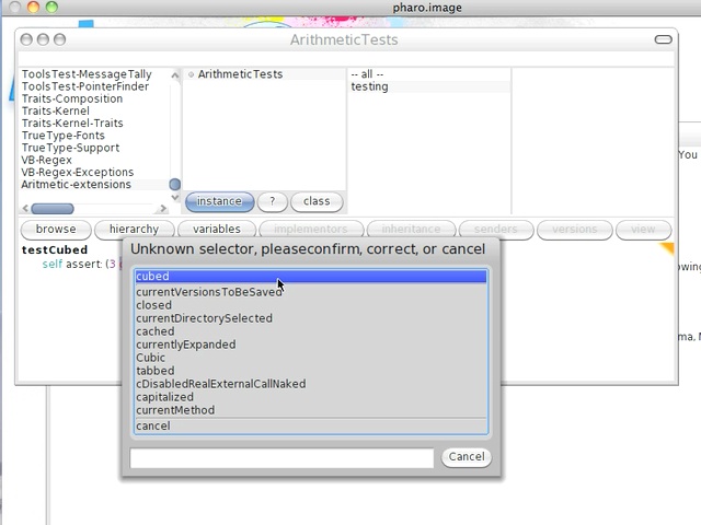 TDD in Pharo