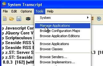 Manage Applications