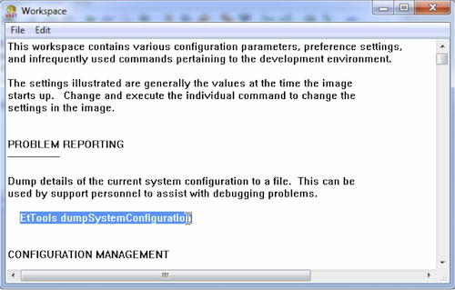 Workspace Preferences