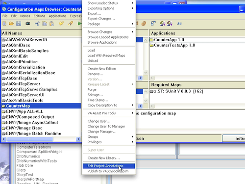 Configuration Maps